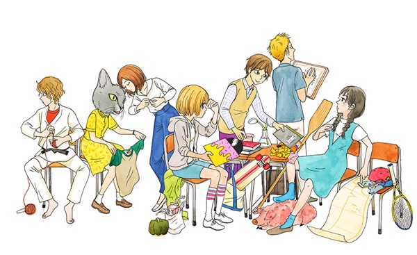Gambar Manga Uchi no Class no Joshi ga Yabai