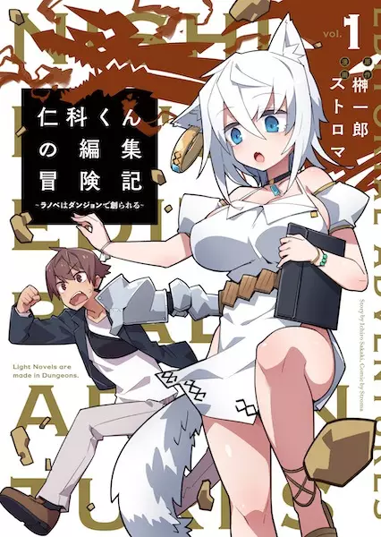 Gambar Cover Manga Nishina-kun no Henshuu Boukenki: Light Novel wa Dungeon de Tsukurareru