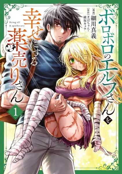 Gambar Cover Manga Boroboro no Elf-san wo Shiawase ni Suru Kusuriuri-san