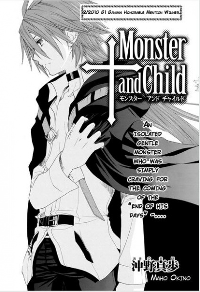 Gambar Cover Manga Monster and Child