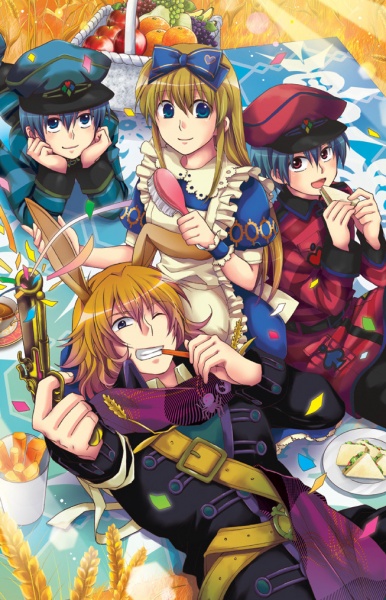 Gambar Cover Manga Clover no Kuni no Alice: Sangatsu Usagi