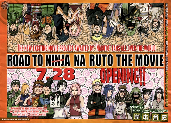 Manga cover Road to Ninja: Naruto the Movie