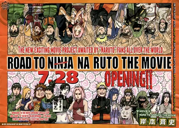 Gambar Cover Manga Road to Ninja: Naruto the Movie