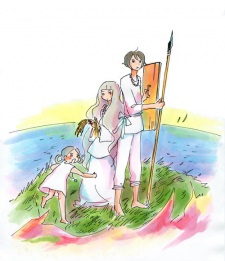 Sampul Manga Oni to Hagoromo