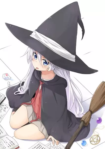 Gambar Cover Manga Mujaki na Majo to Boku no Nichijou
