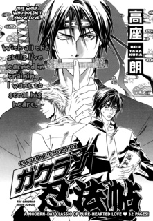 Sampul Manga Gakuran Ninpouchou