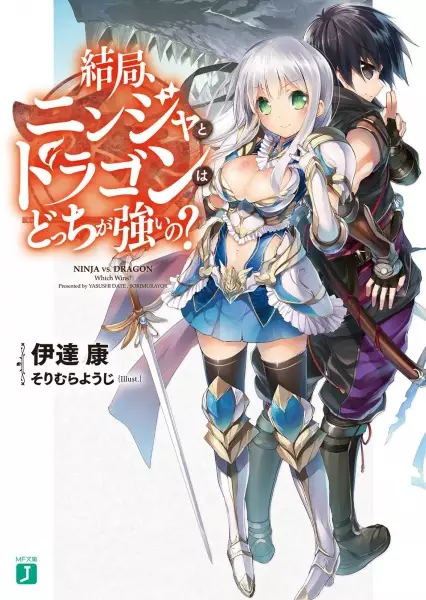 Gambar Cover Manga Kekkyoku, Ninja to Dragon wa Docchi ga Tsuyoi no?