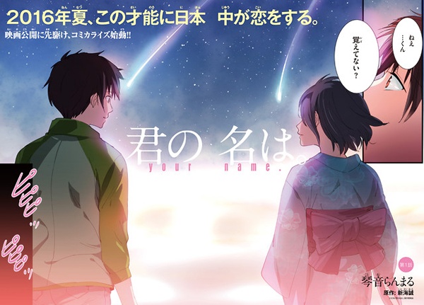 Manga image Kimi no Na wa.