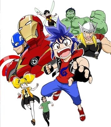 Gambar Cover Manga Marvel's Future Avengers