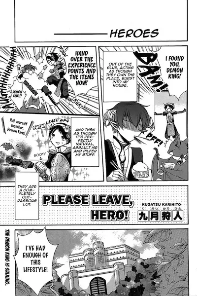 Gambar Cover Manga Okaeri Kudasai Yuushasama!