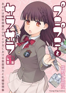 Sampul Manga Punipuni to Sarasara: Aruiwa Mokeibeya no Shounen to Shoujo ni Okeru Hyoumen Chouryoku to Mousaikan Genshou