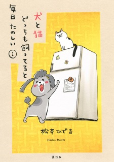 Gambar Manga Inu to Neko Docchi mo Katteru to Mainichi Tanoshii