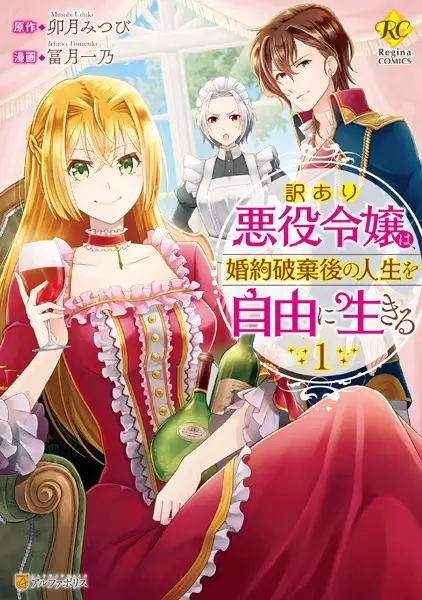 Gambar Cover Manga Wakeari Akuyaku Reijou wa, Konyaku Hakigo no Jinsei wo Jiyuu ni Ikiru