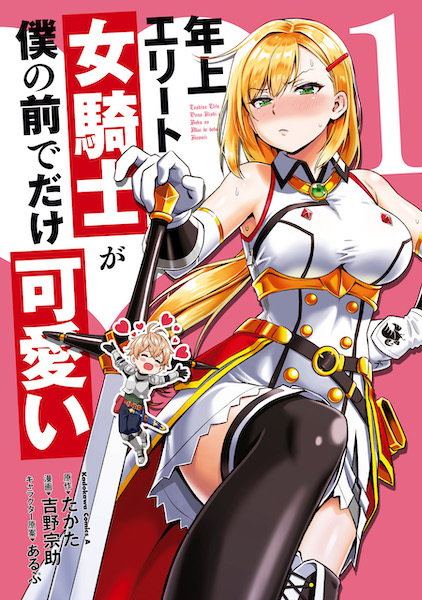 Manga cover Toshiue Elite Onna Kishi ga Boku no Mae de dake Kawaii
