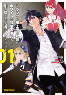 Sampul Manga Black na Kishidan no Dorei ga White na Boukensha Guild ni Hikinukarete S-Rank ni Narimashita