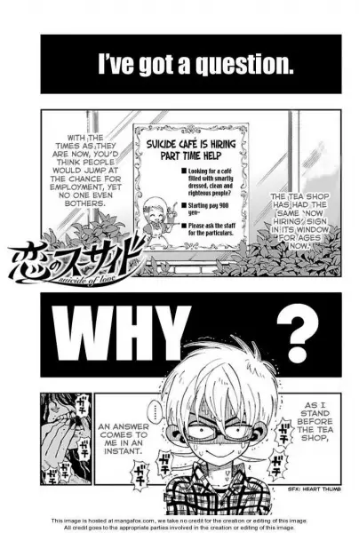 Gambar Cover Manga Love Suicide
