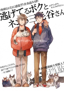 Sampul Manga Nigeteru Boku to Neko no Miketani-san