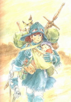 Gambar Manga Kaze no Tani no Nausicaä