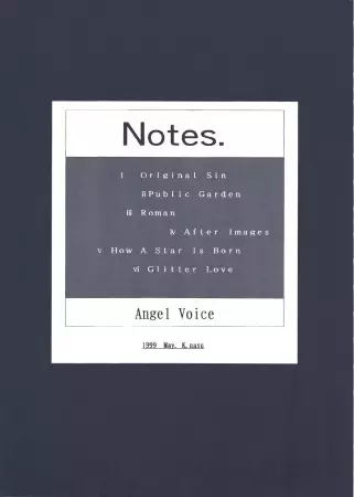 Gambar Cover Manga Notes.