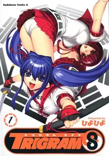 Gambar Cover Manga Trigram 8